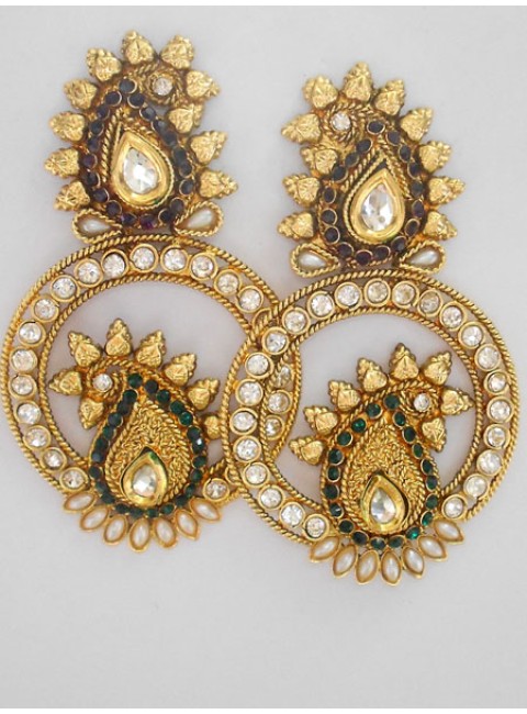 Polki Earrings